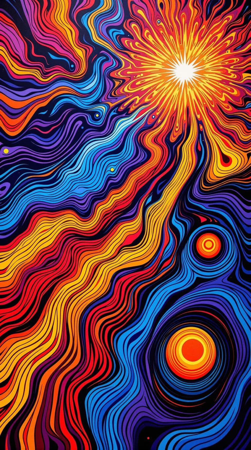 Psychedelic Starburst