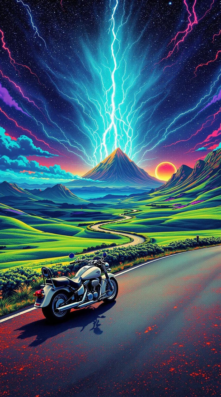 Psychedelic Countryside Ride