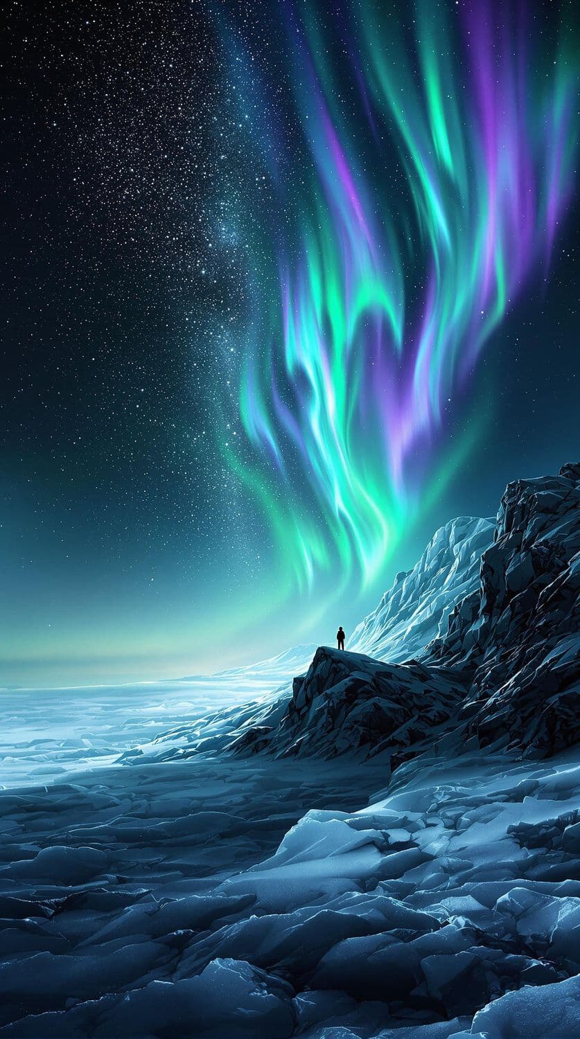 Aurora Glacier Horizon