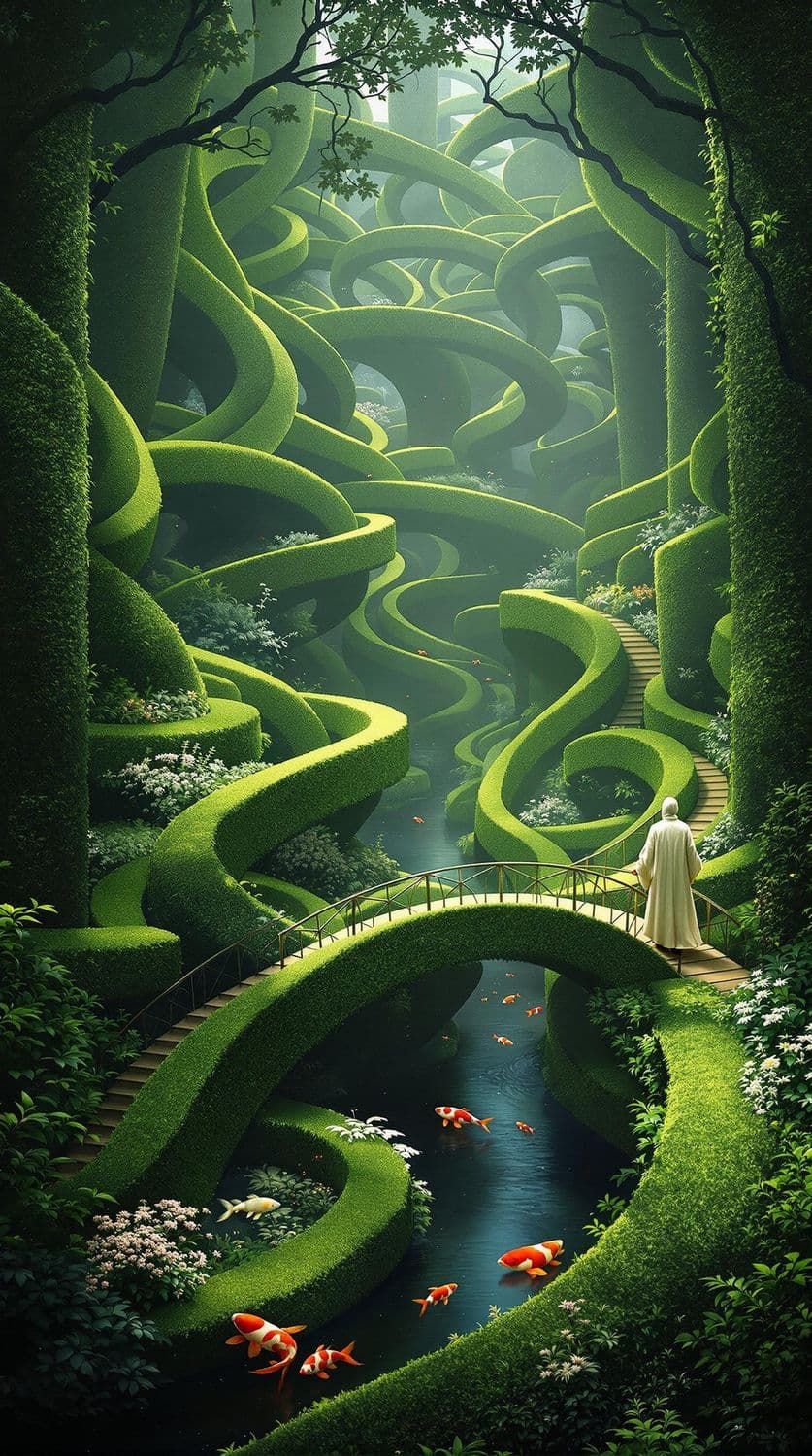 Fantastical Spiral Garden