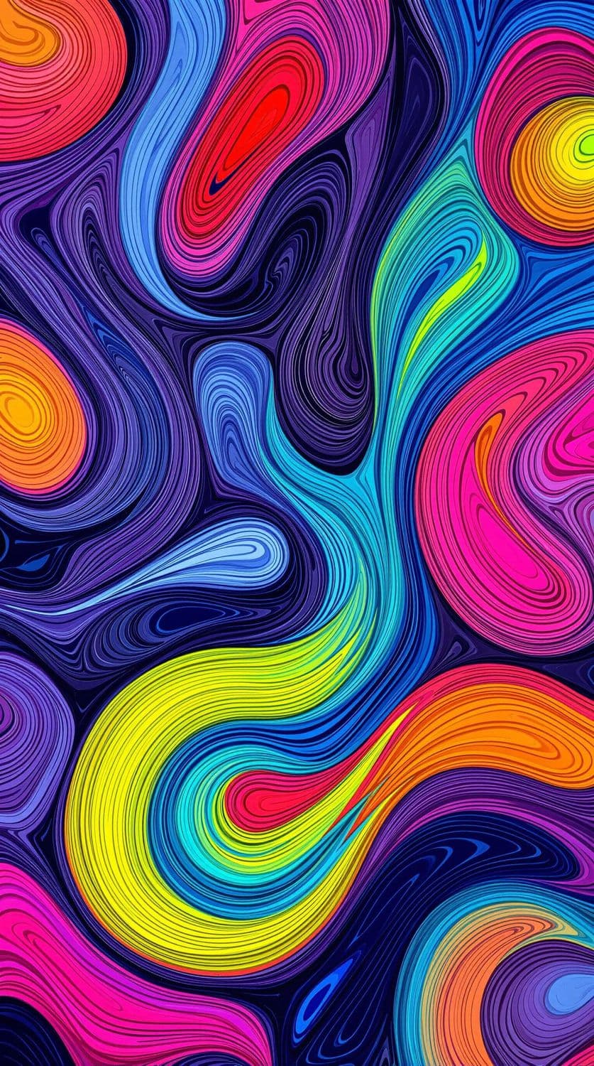 Dynamic Swirls and Hues