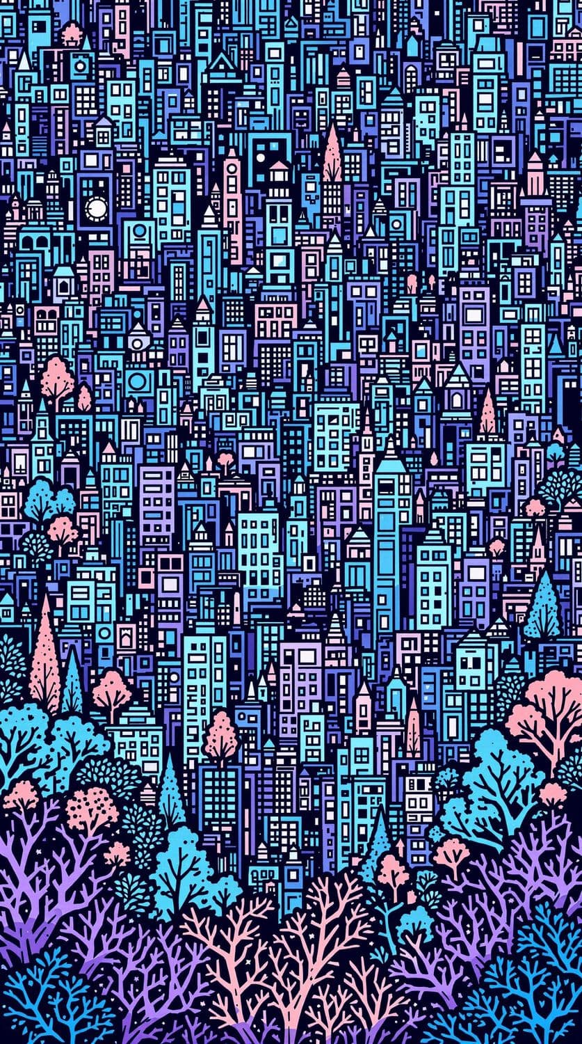 Abstract Urban Oasis