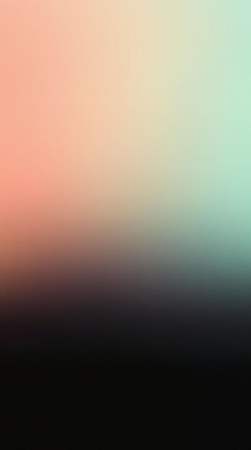 Peach to Mint Gradient