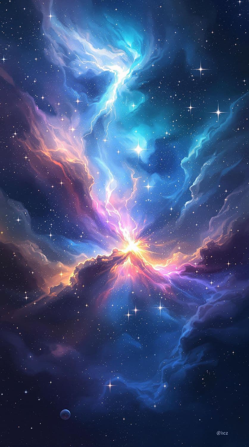 Serene Cosmic Landscape