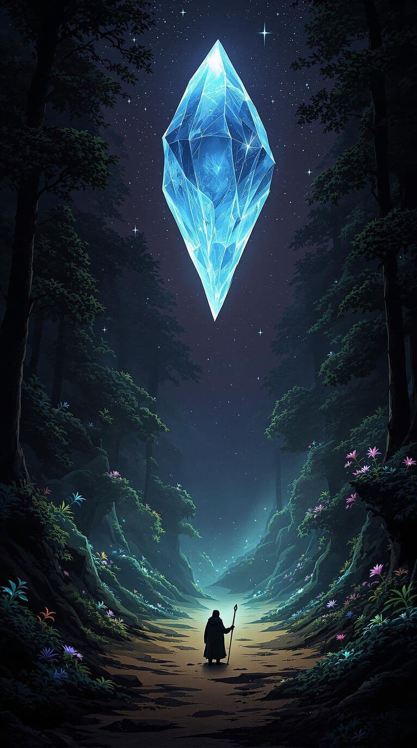 Enchanted Forest of the Crystal