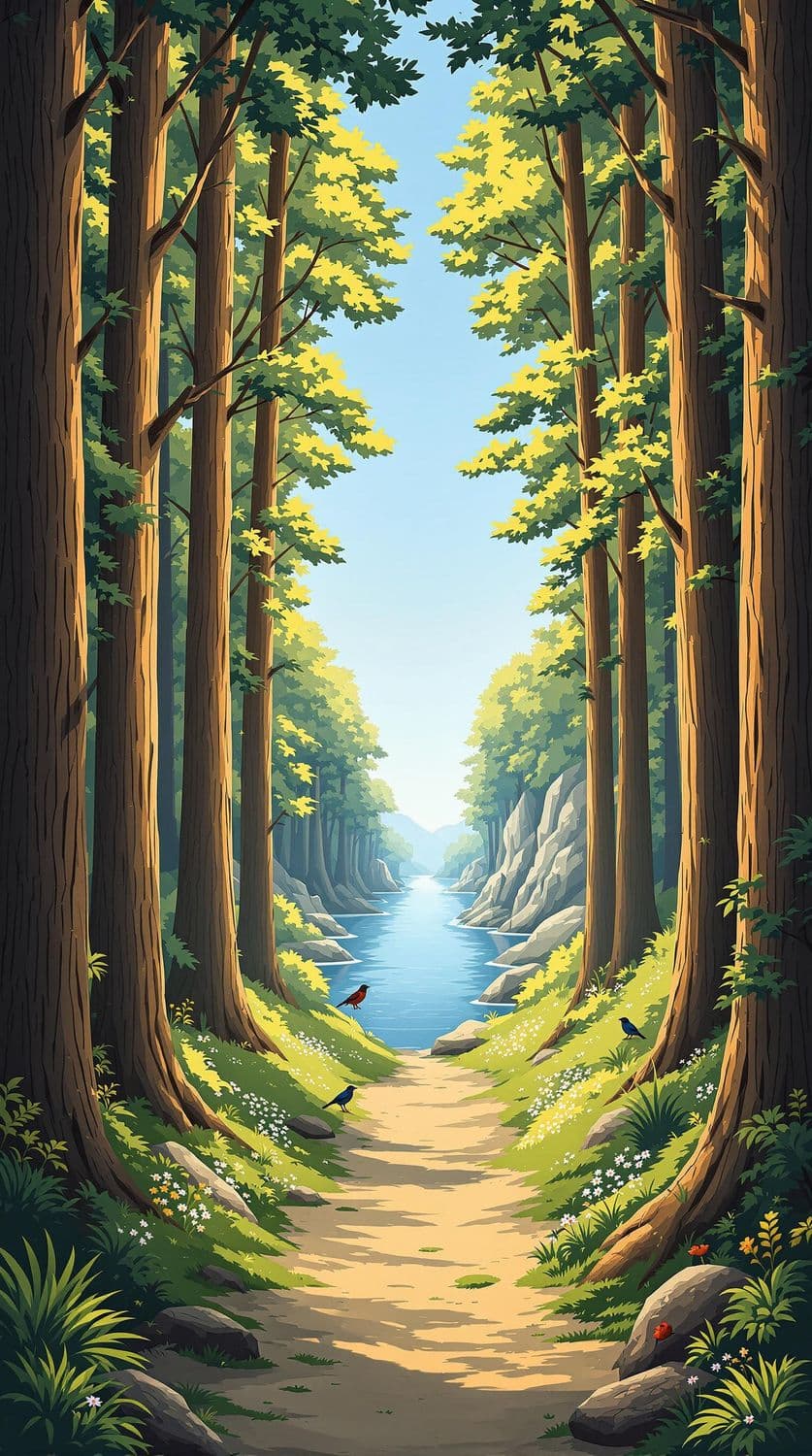 Tranquil Forest Path