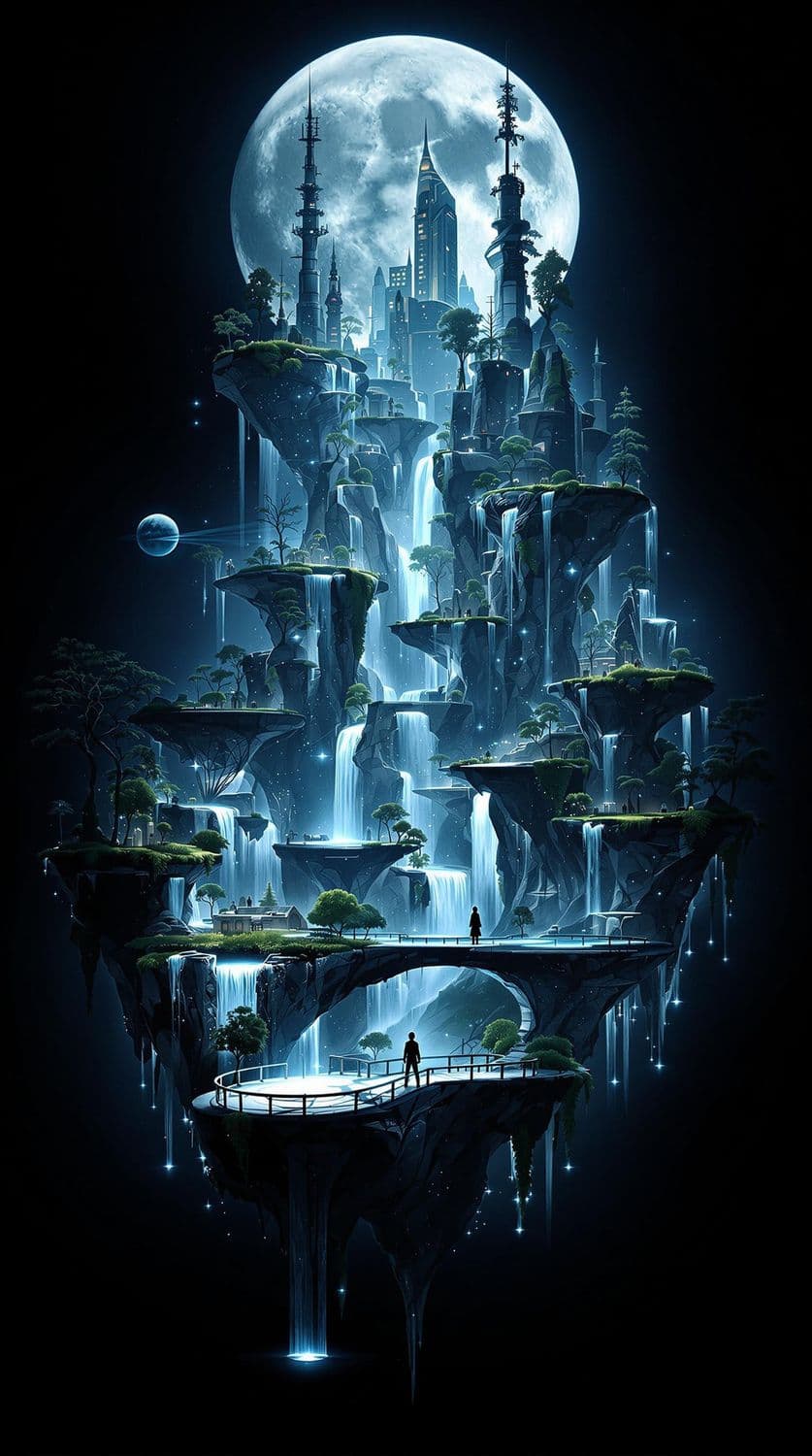 Futuristic City Oasis