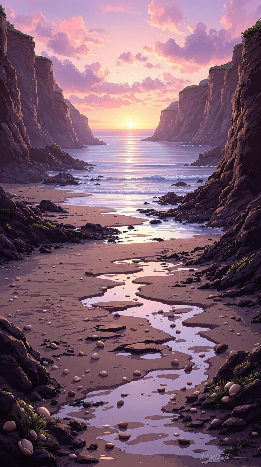 Sunrise Over Serene Shores