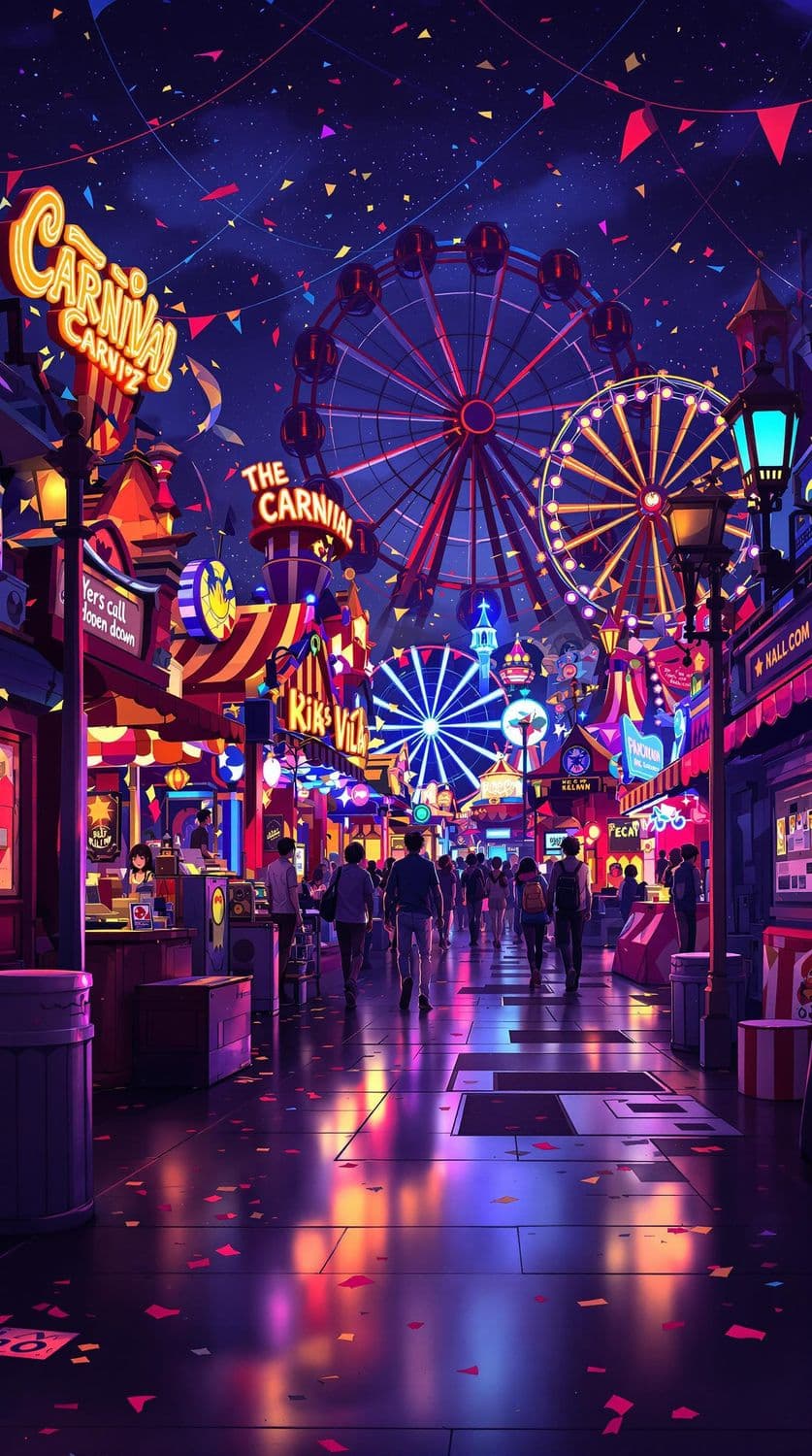 Nighttime Carnival Extravaganza