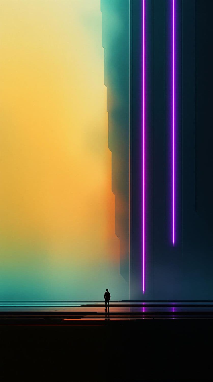 Amber and Teal Metropolis