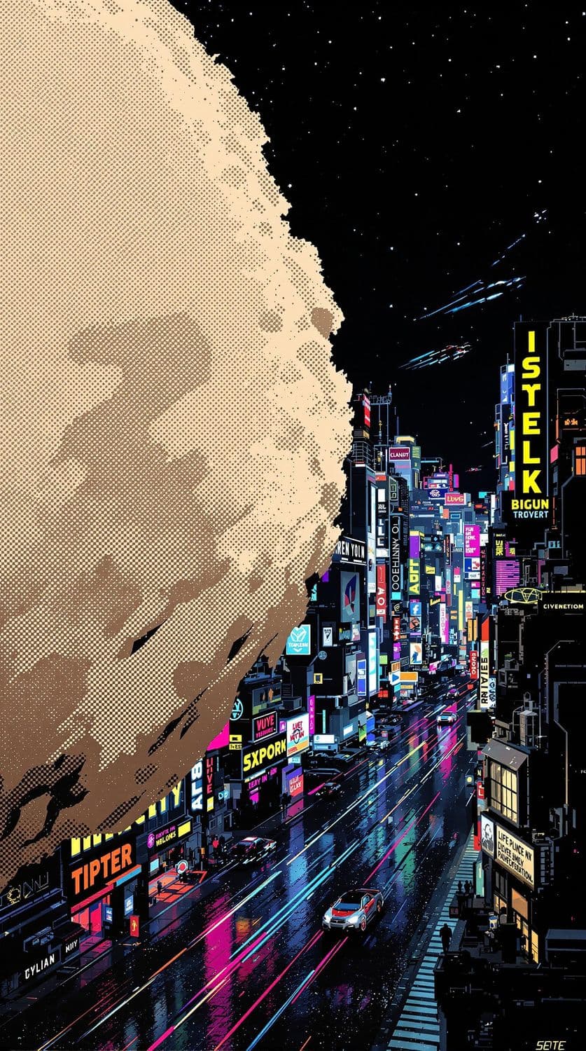 Cyberpunk City Nights