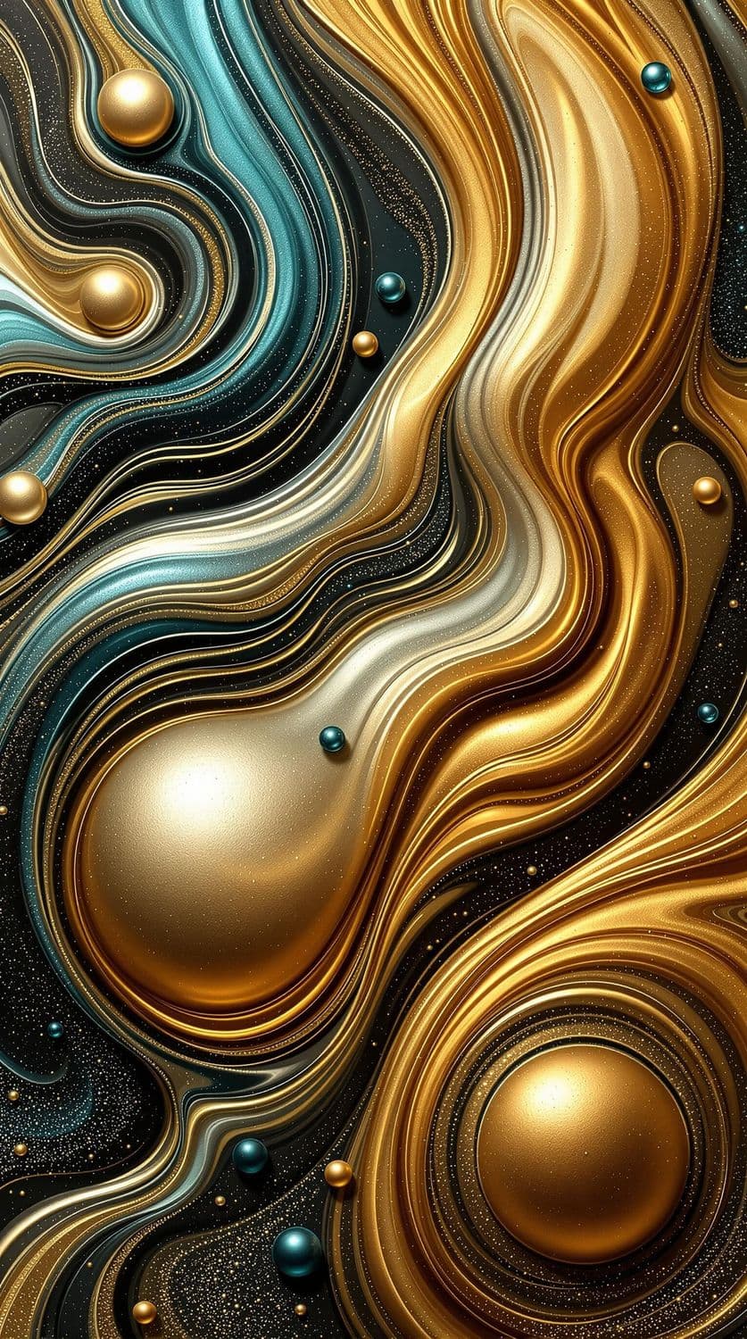 Champagne Turquoise Elegance