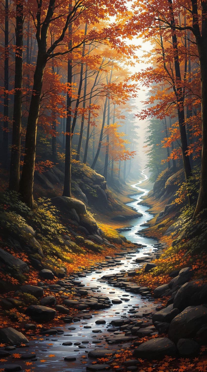 Autumn Forest Pathway