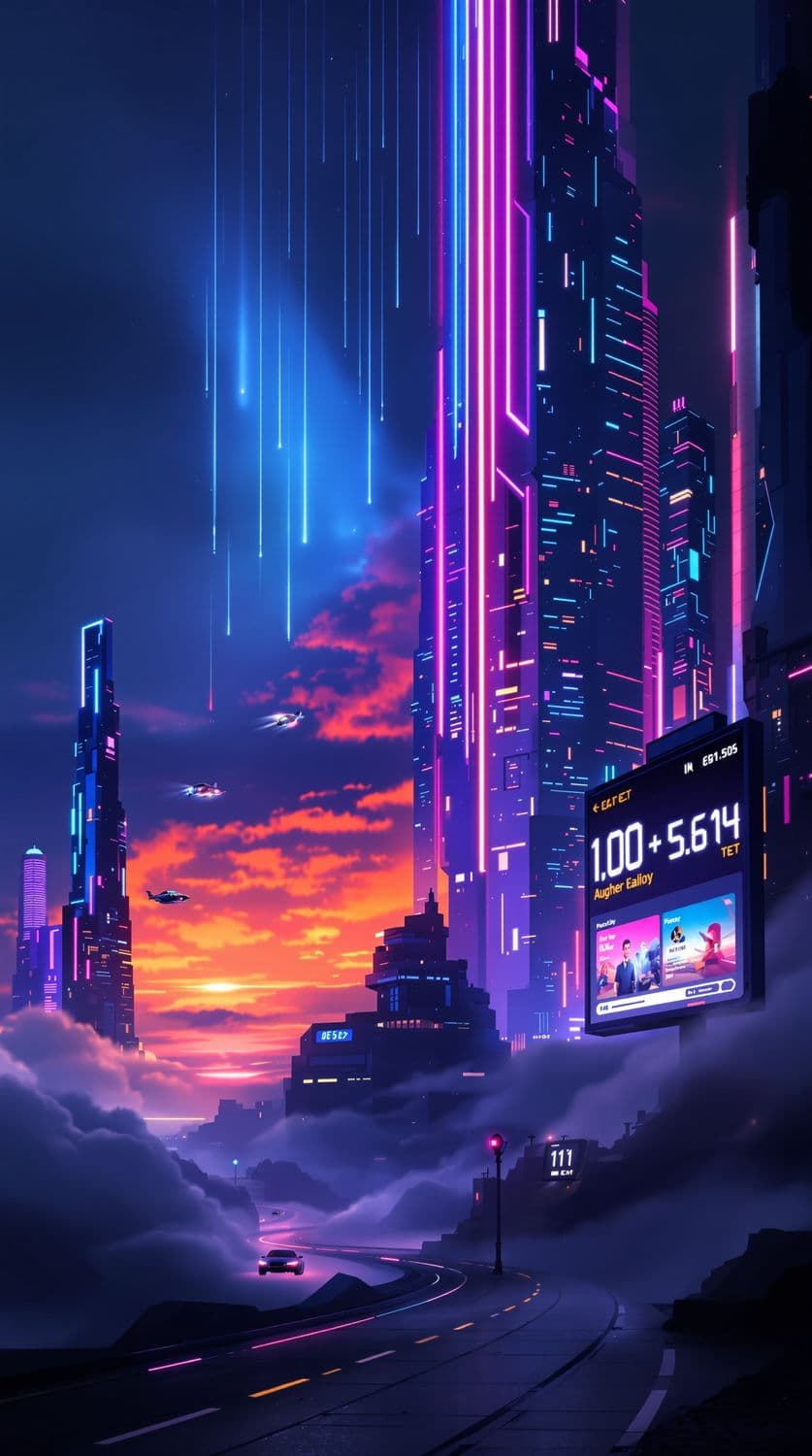Neon City Night