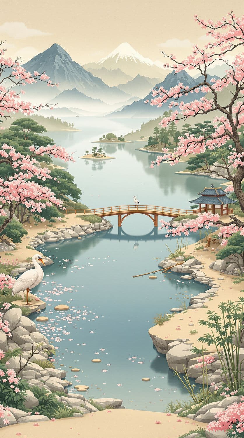 Japanese Countryside Serenity