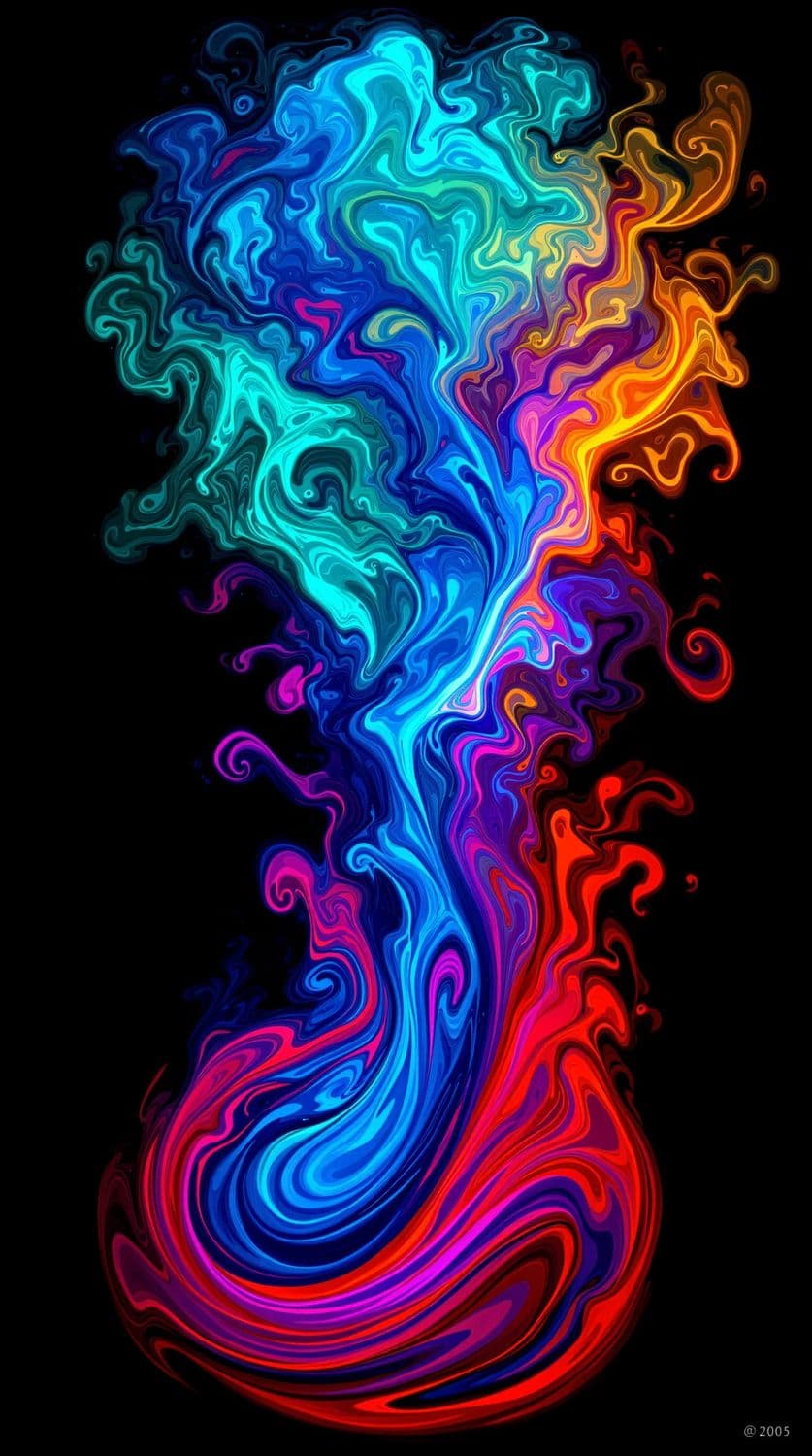 Swirling Color Symphony