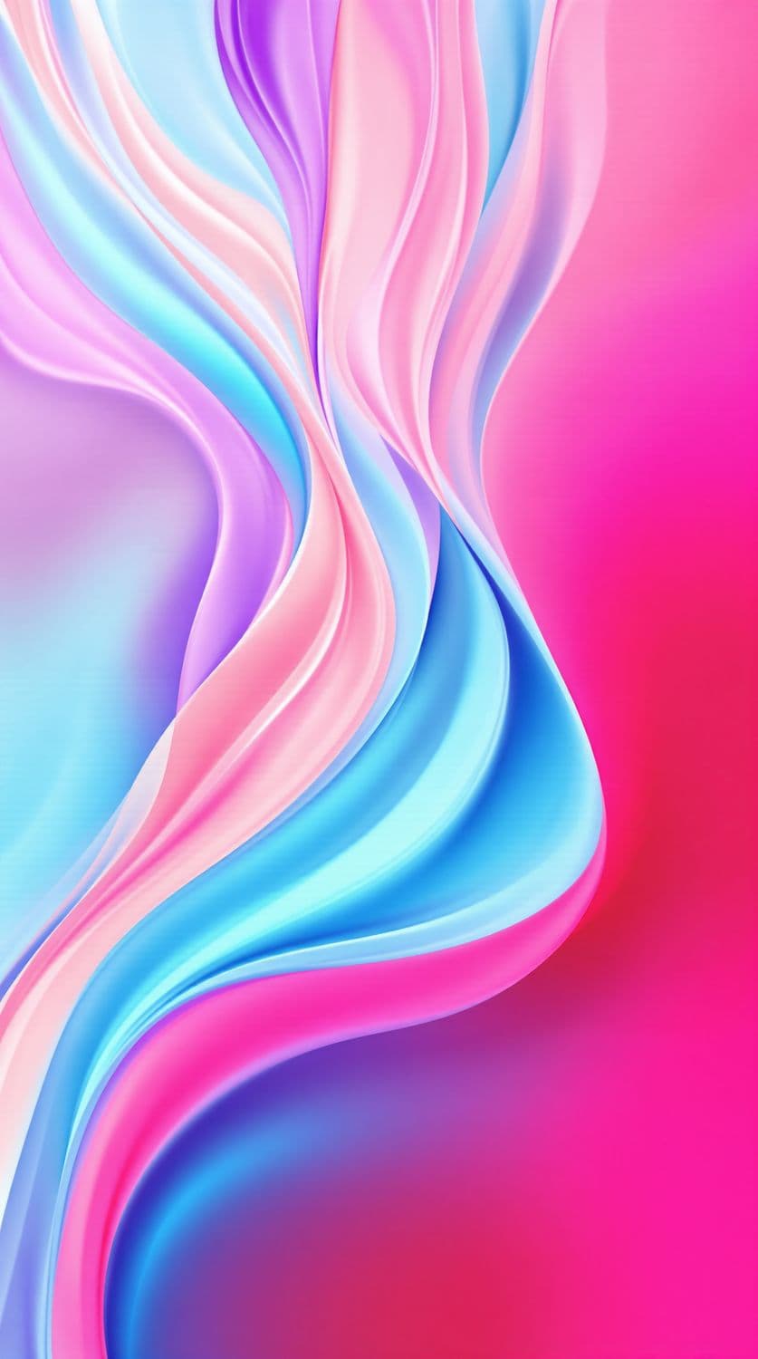 Pastel Ribbons in Motion