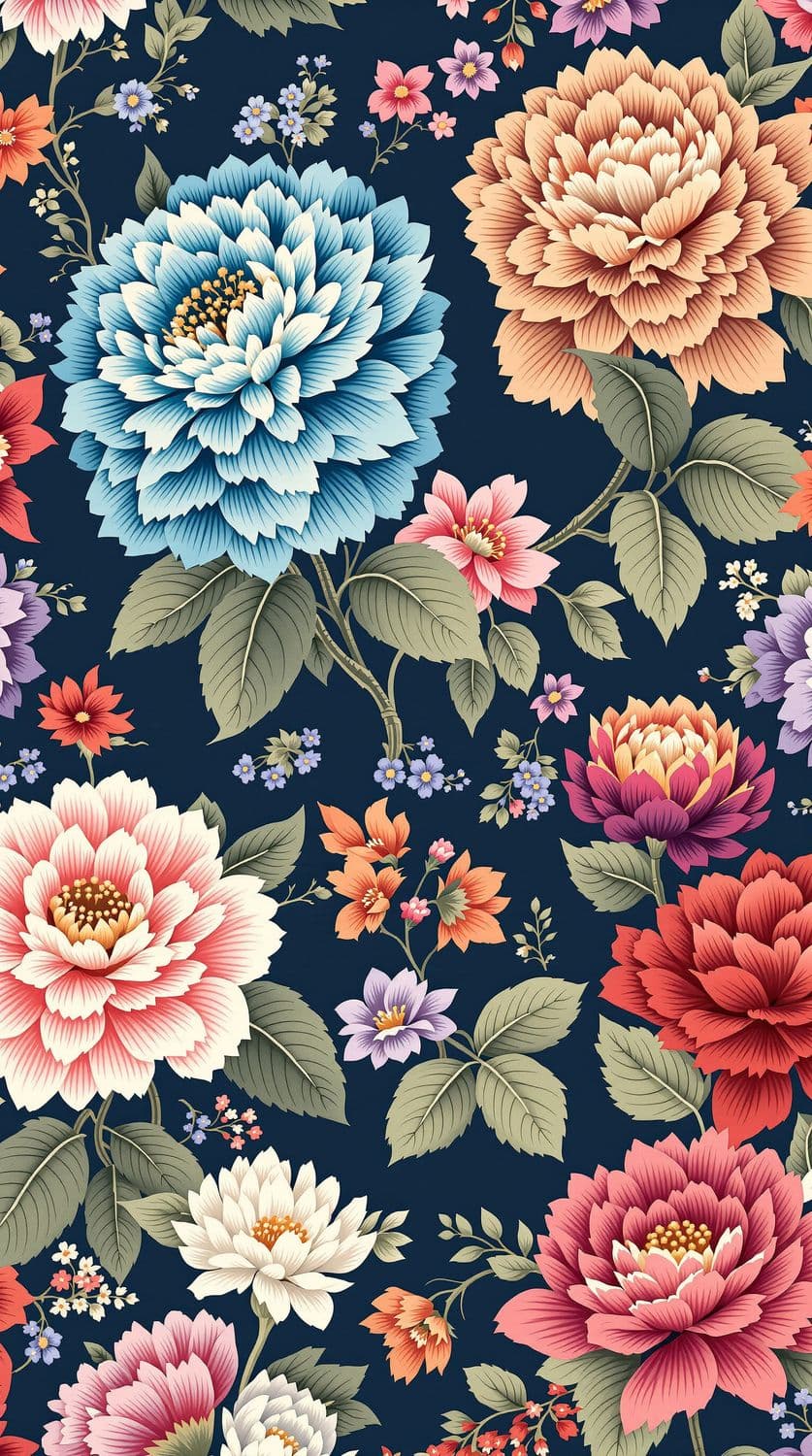 Midnight Floral Dream