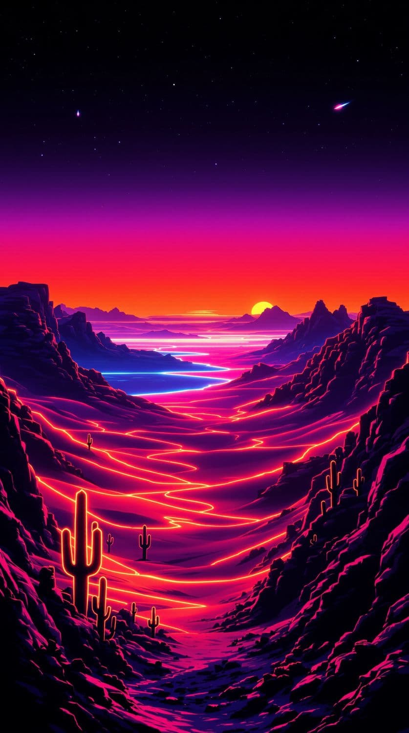 Neon Desert Dreams