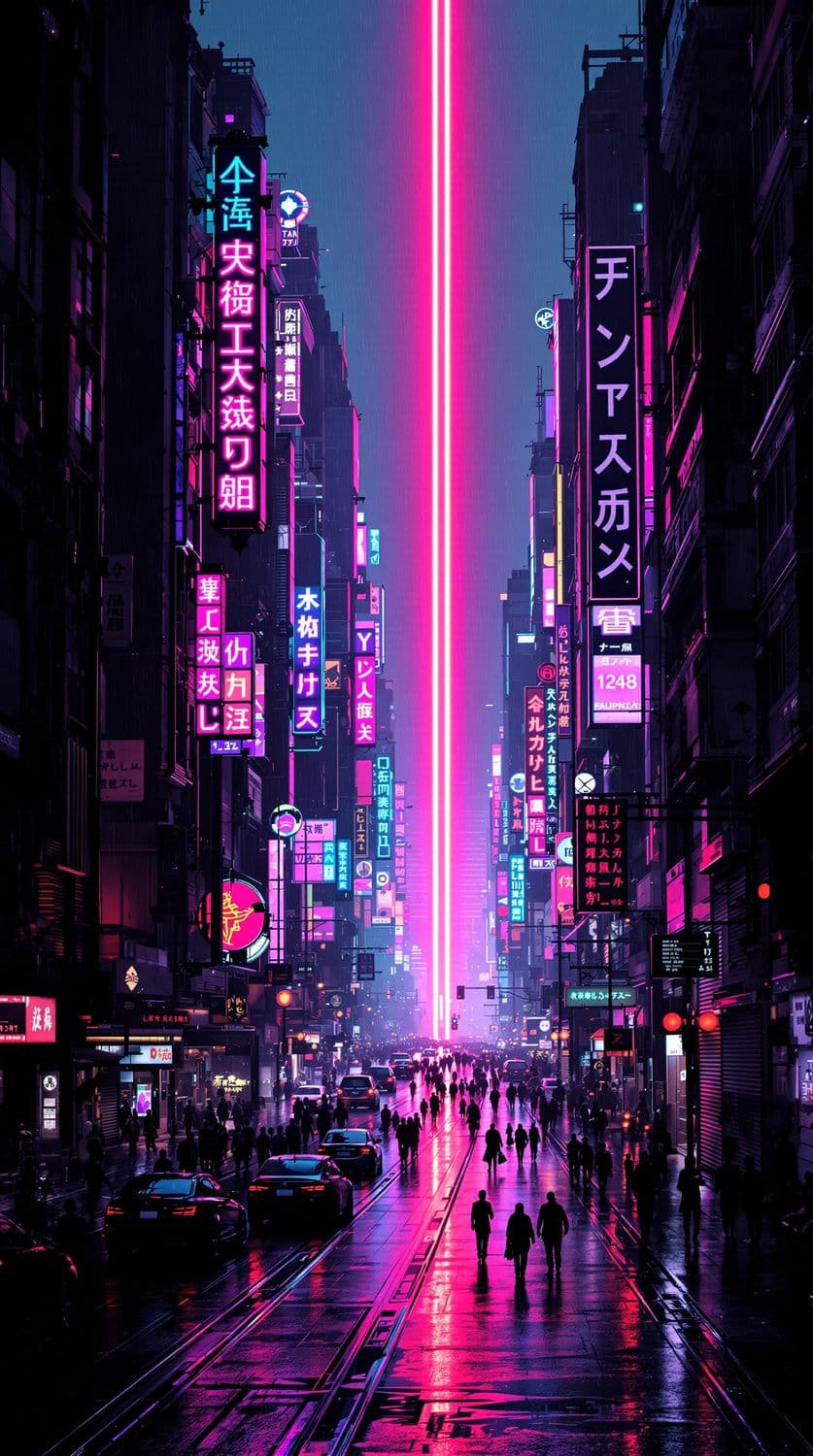 Cyberpunk Marketplace