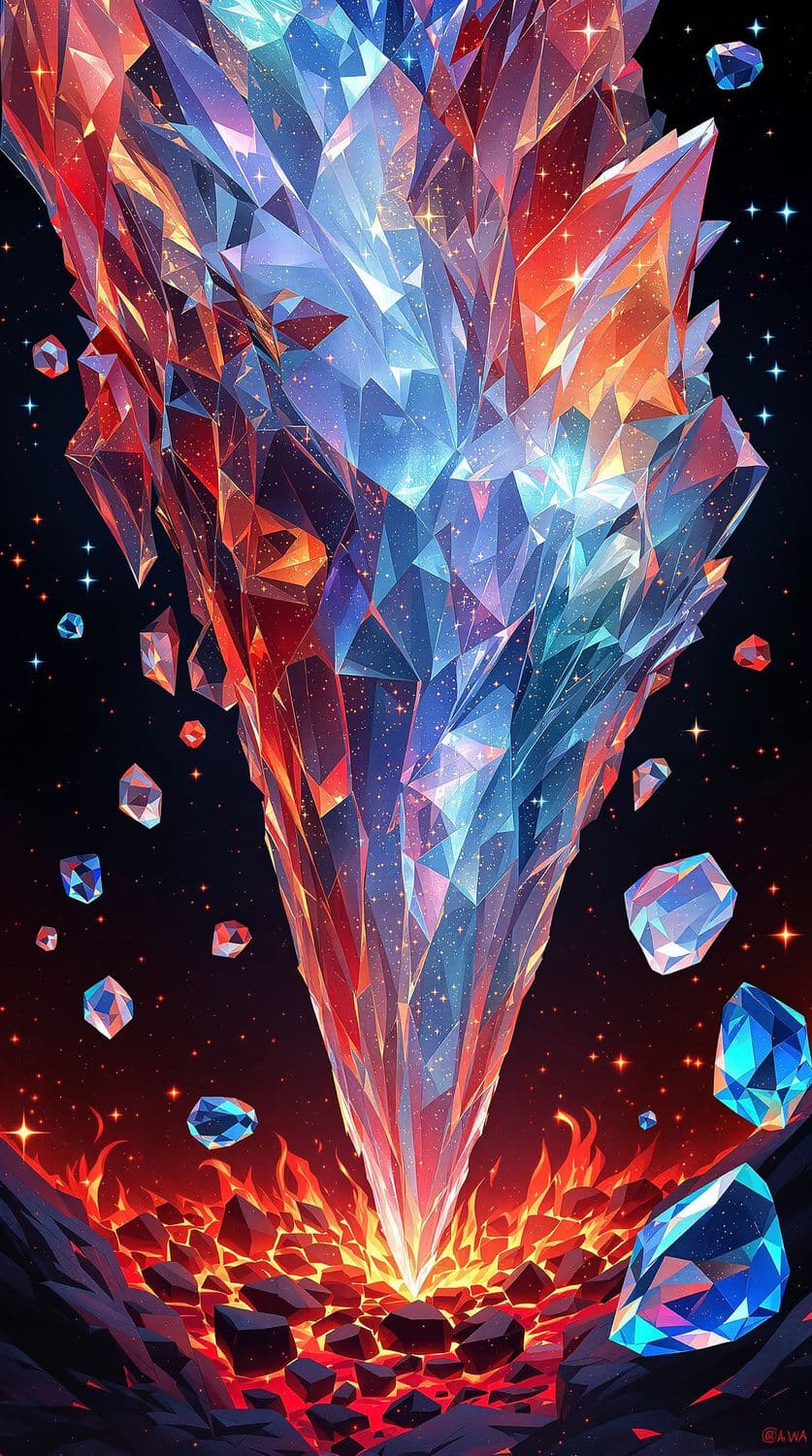 Crimson Ember Crystals