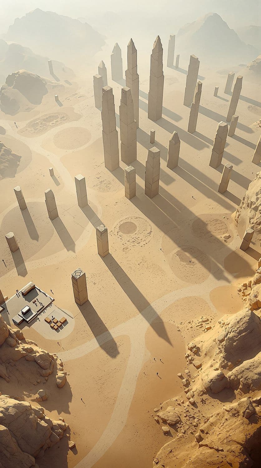 Monoliths in Morning Light