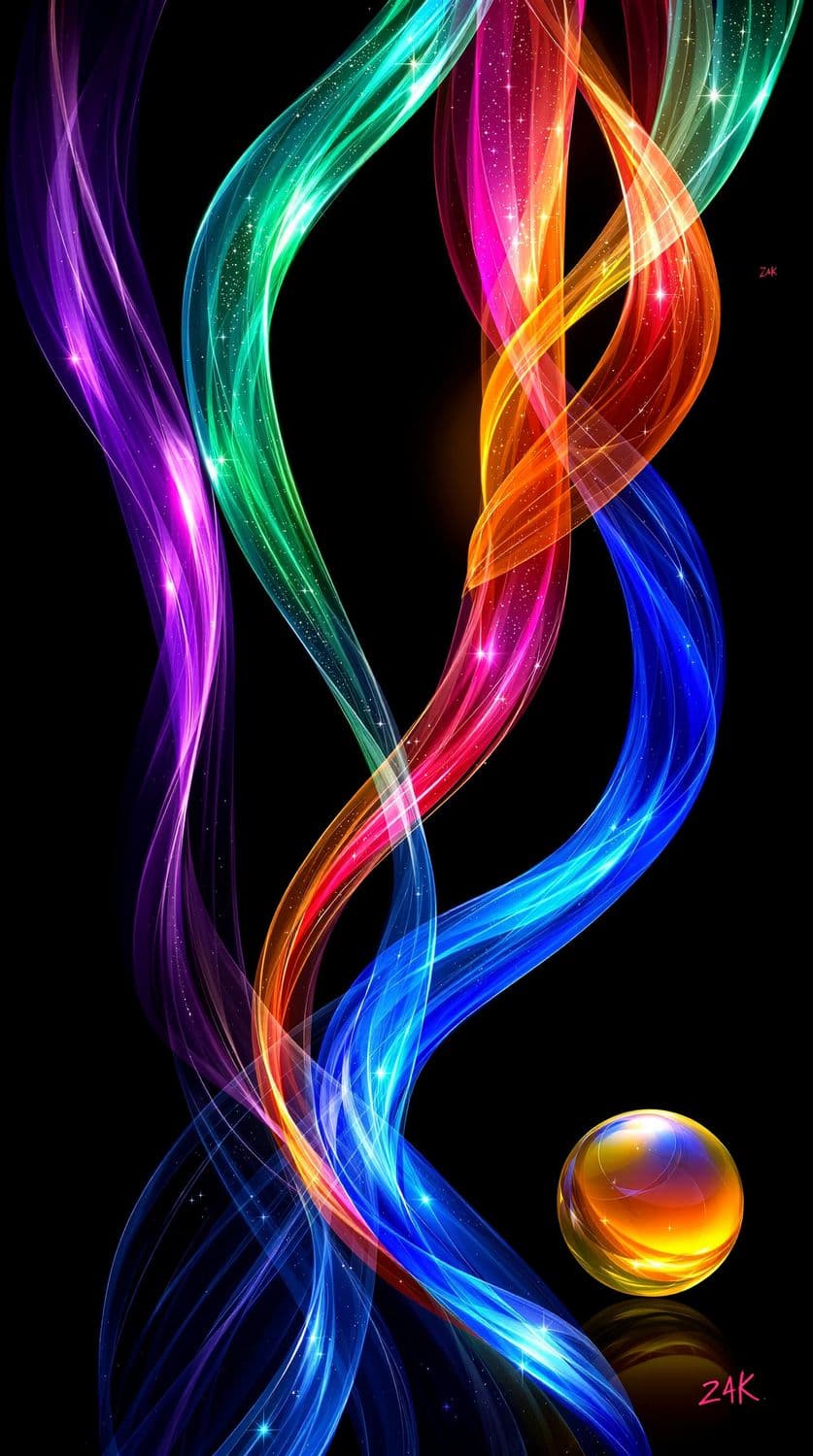 Dancing Ribbons of Light