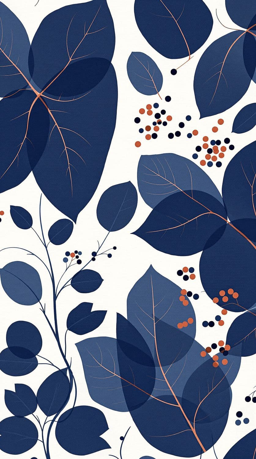 Indigo and Copper Harmony