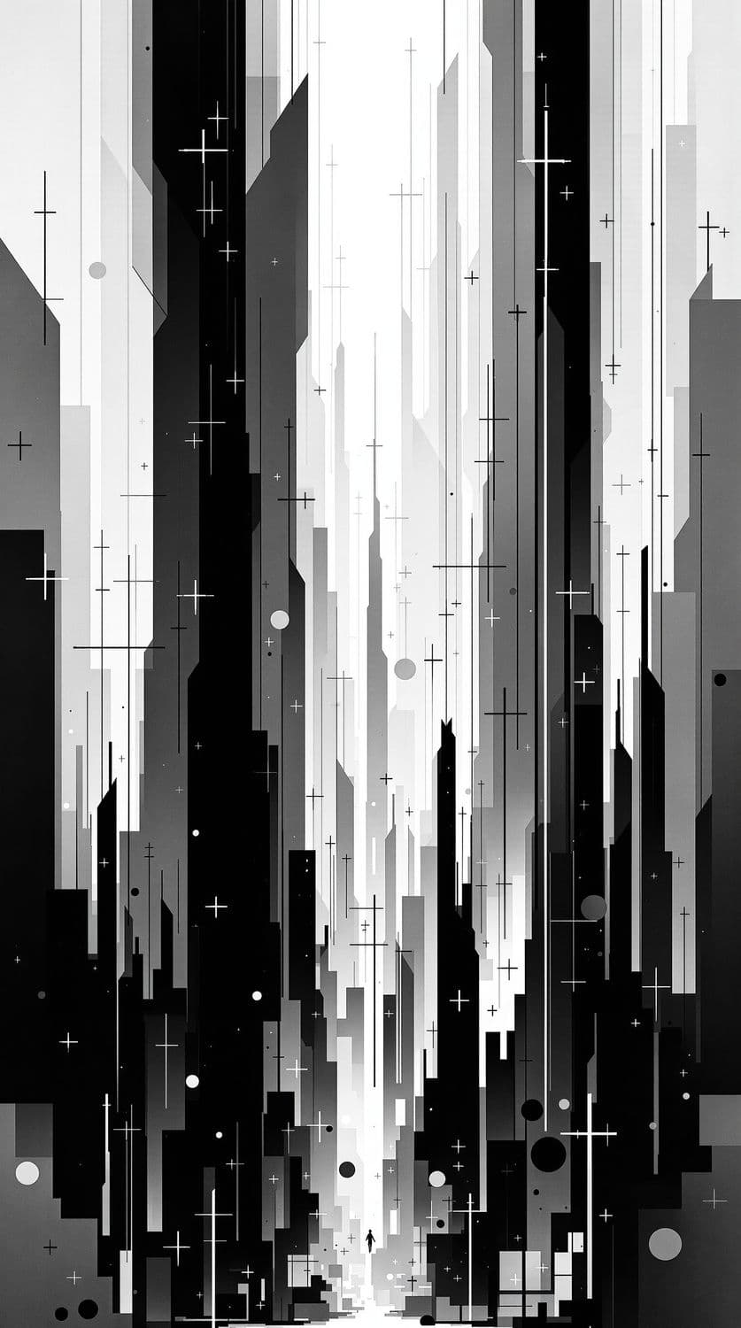 Triangular Skyscraper Cityscape