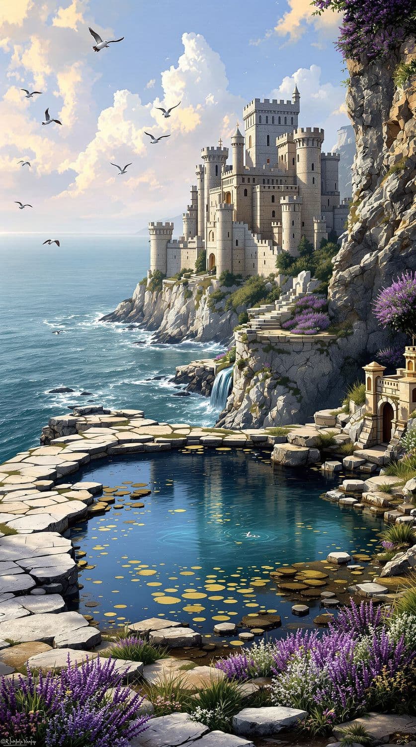 Medieval Castle by the Sea