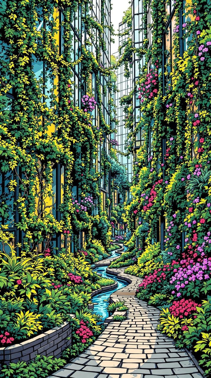 Nature's Embrace in the Metropolis