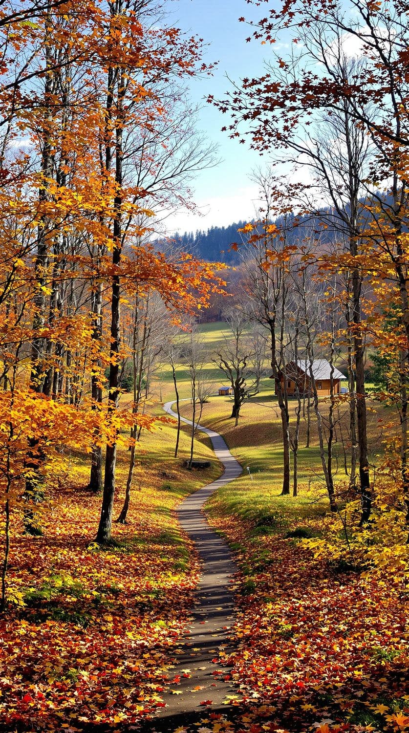 Autumn Forest Pathway