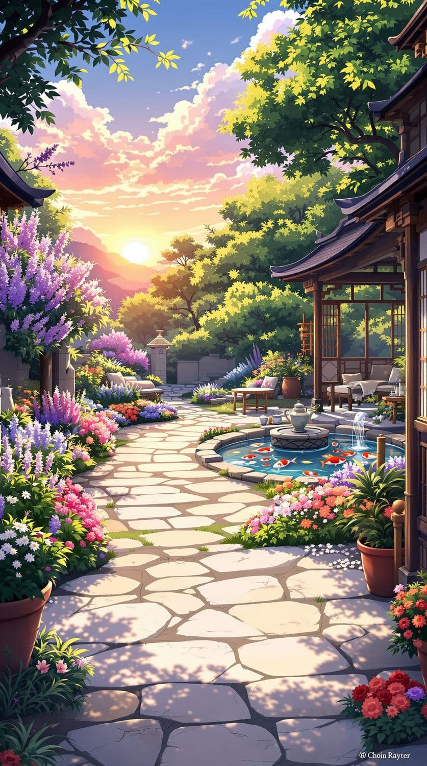 Sunset Garden Retreat