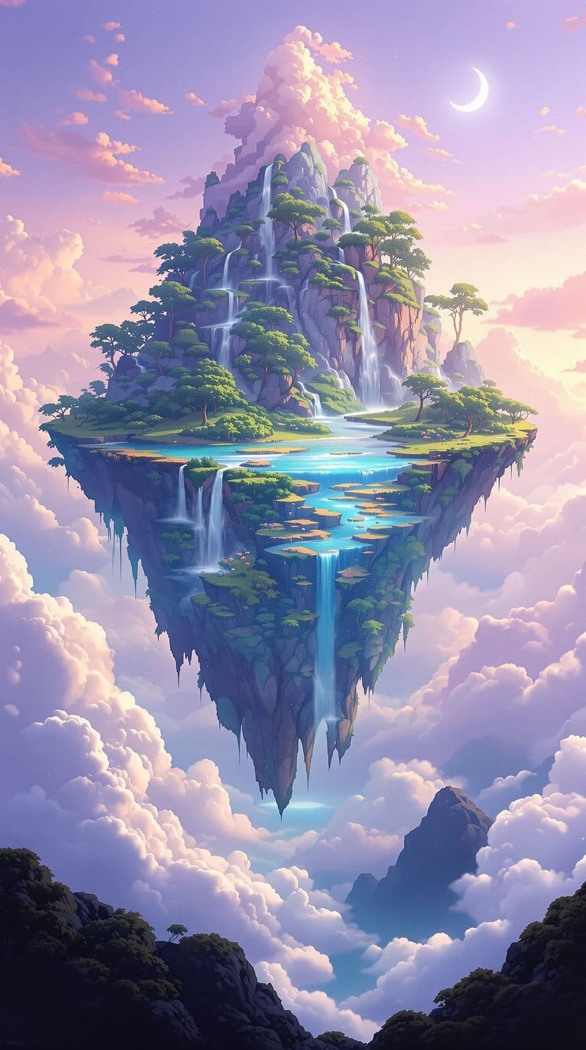 Floating Island at Dawn