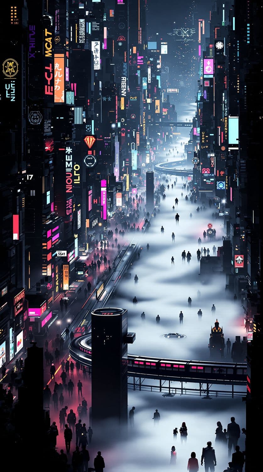 Electric Cyberpunk Night