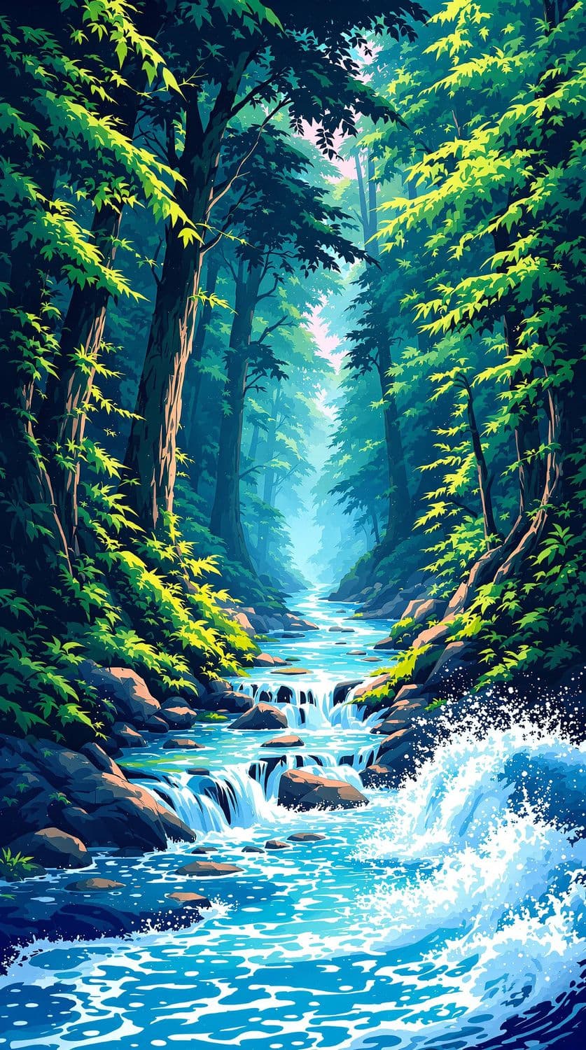 Dawn in the Enchanted Forest