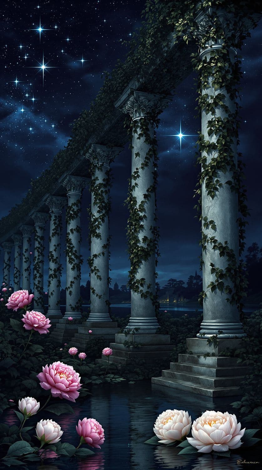 Baroque Night Pillars