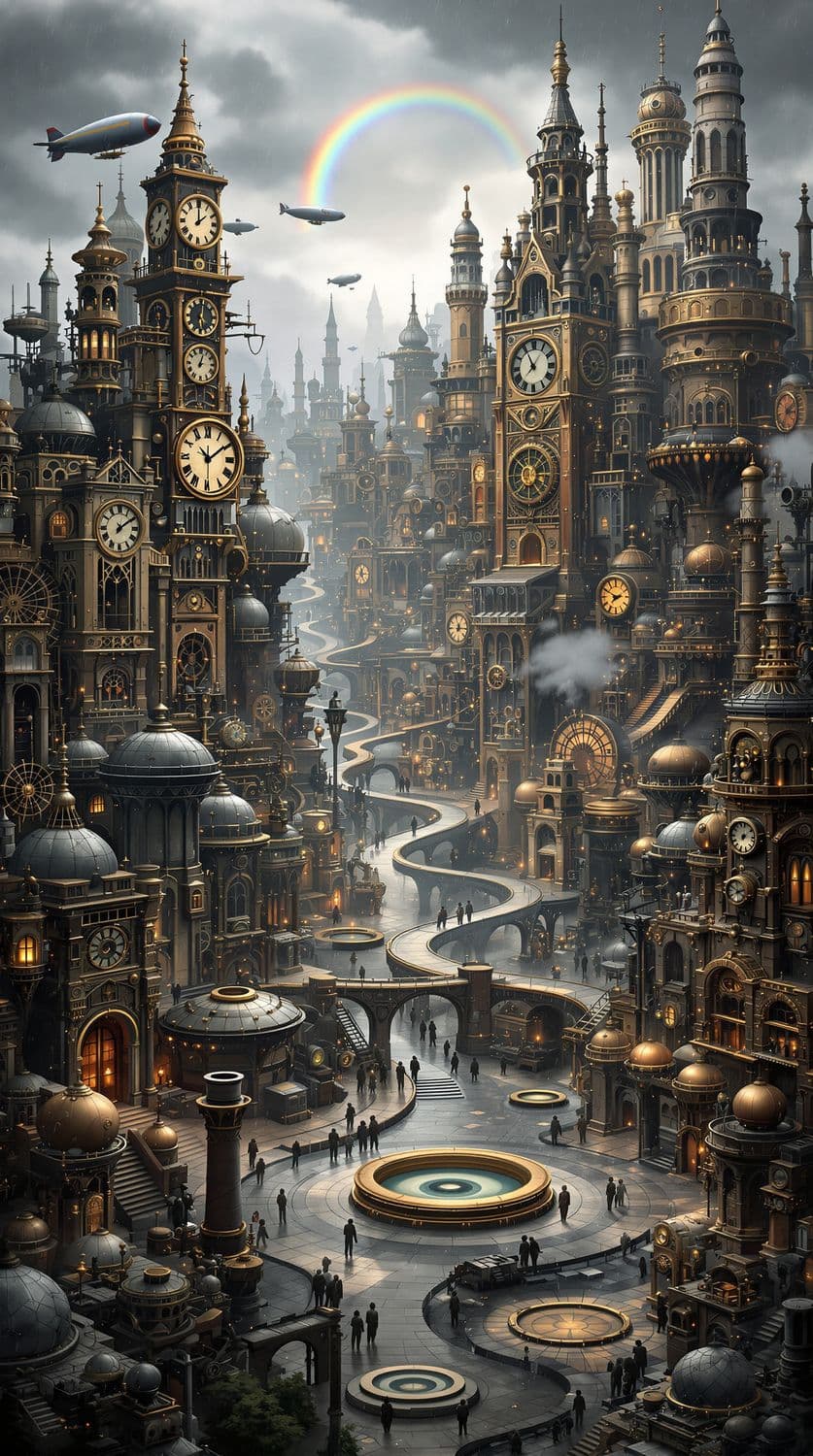 Steampunk Clockwork City