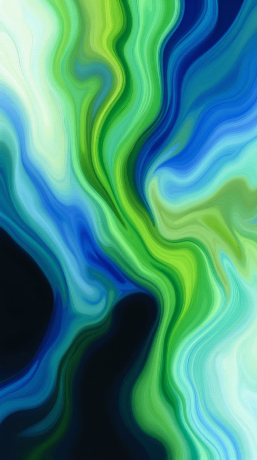 Swirling Green Vortex