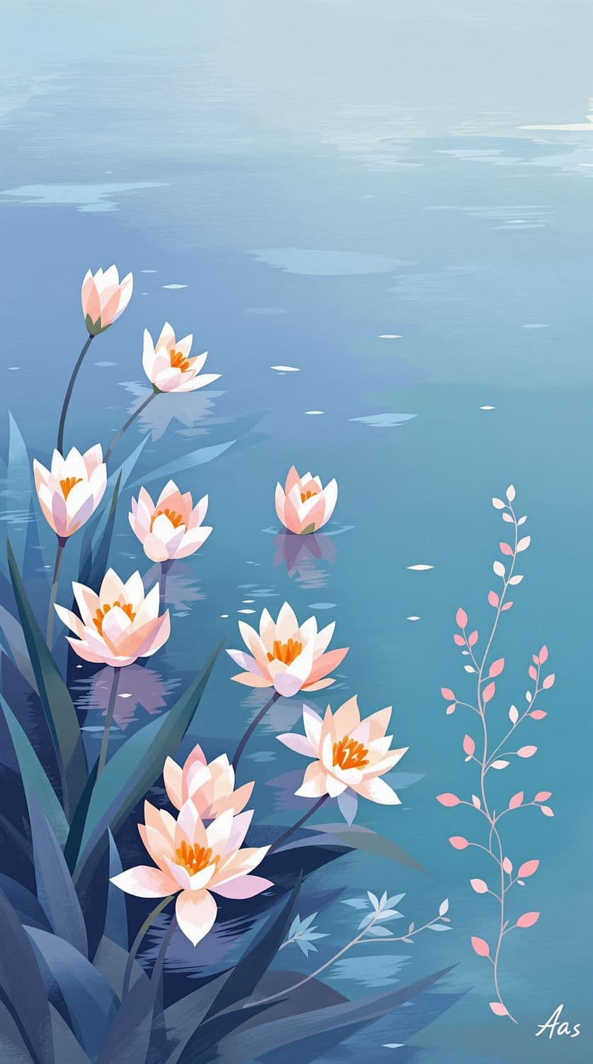 Serenity of Water Hyacinths