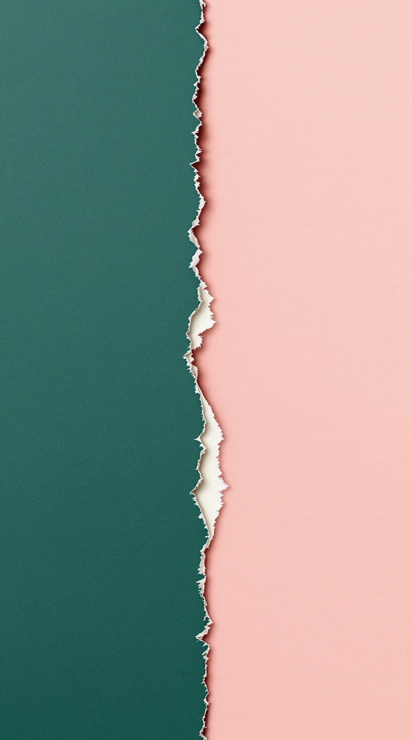 Brown and Cream Torn Paper Art