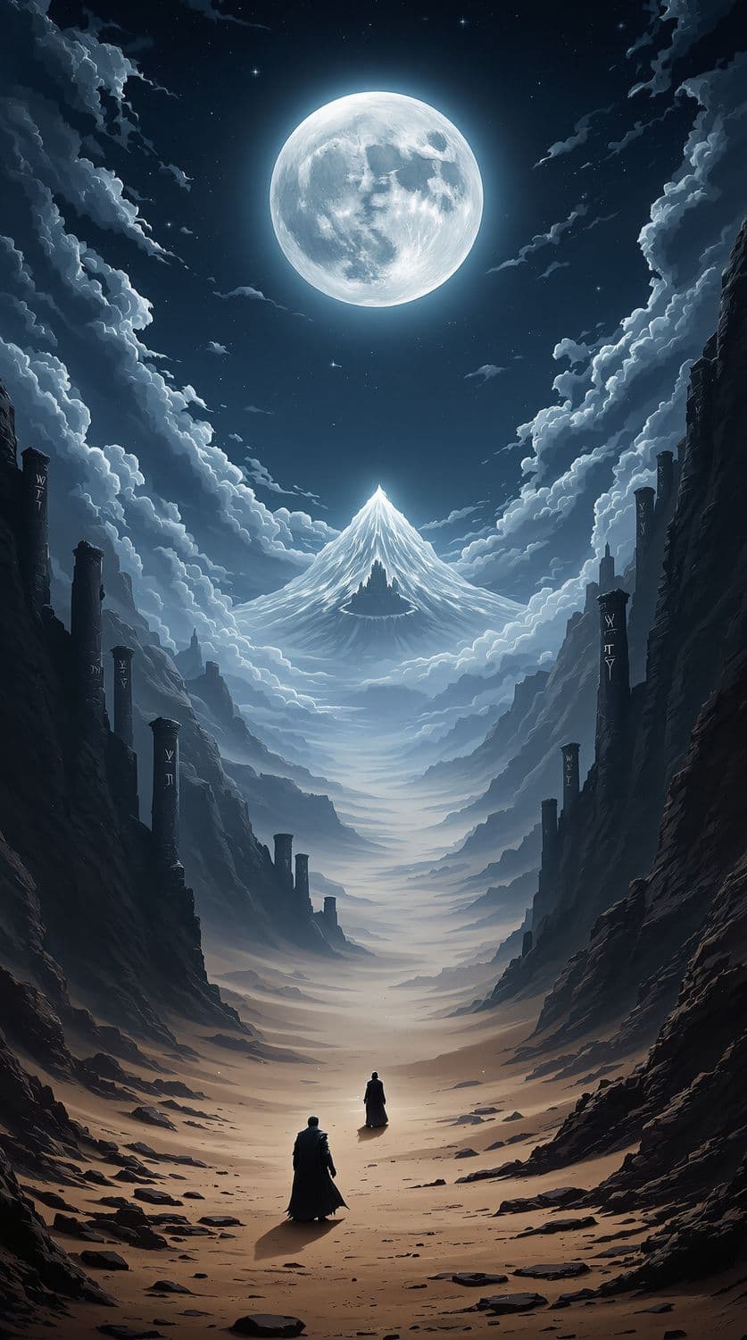 Moonlit Desert Enigma