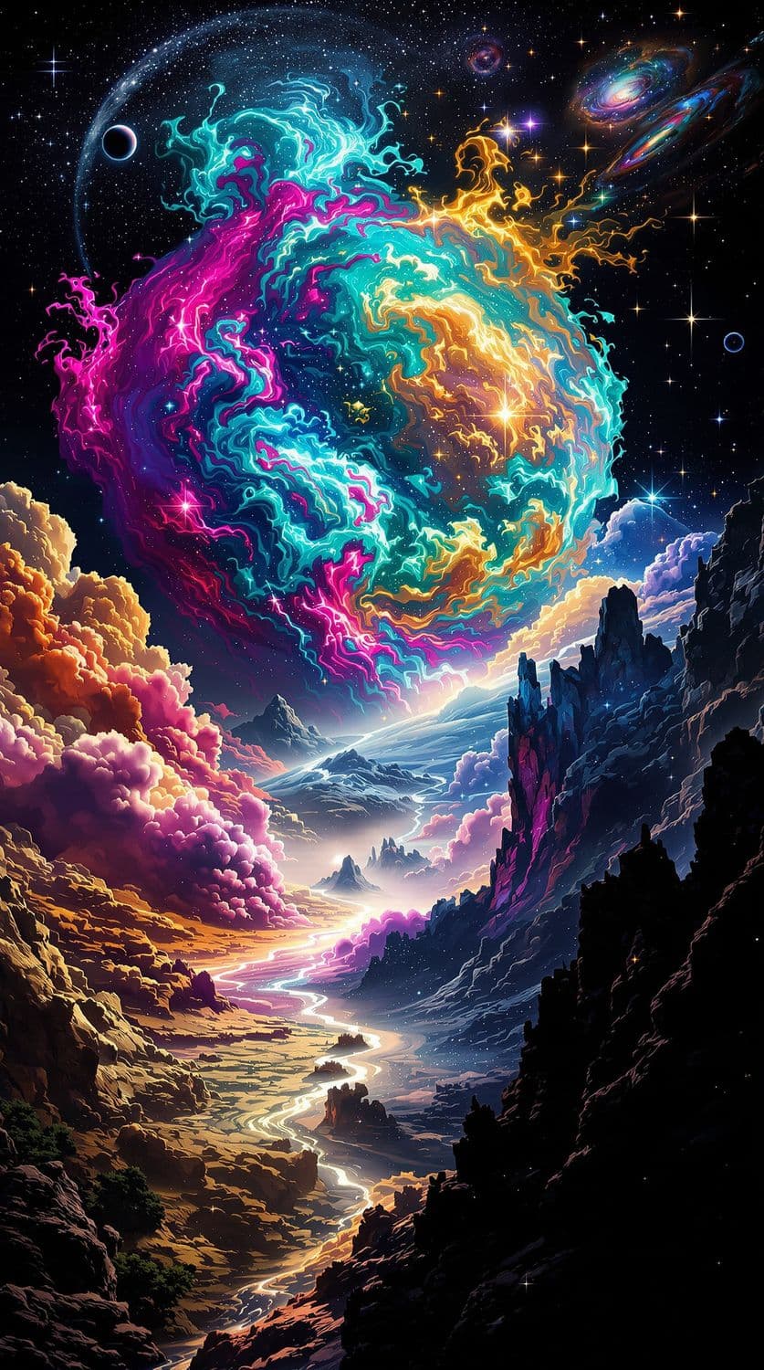 Crystalline Cosmic Vista