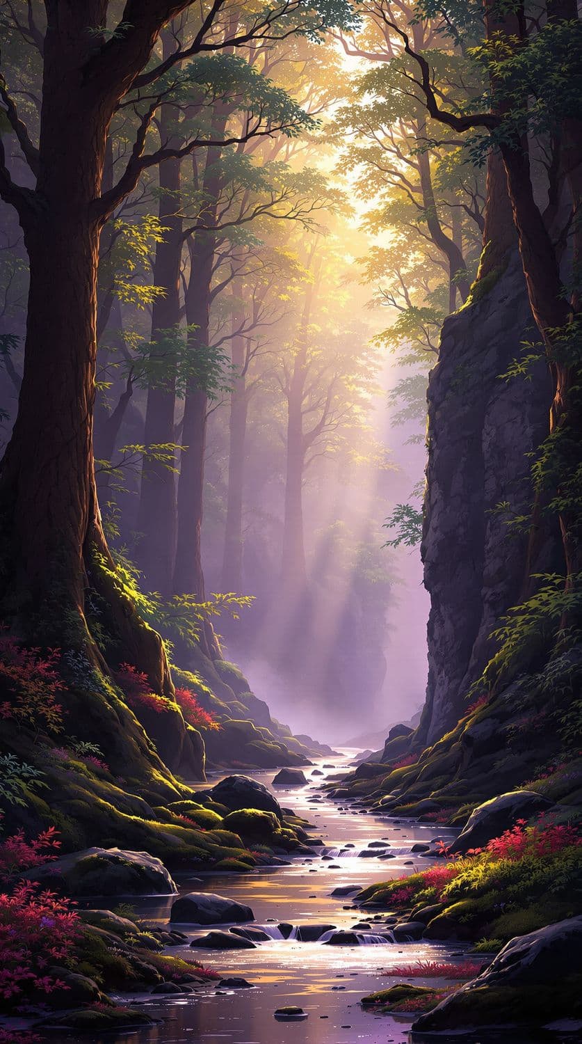 Enchanted Forest at Dawn