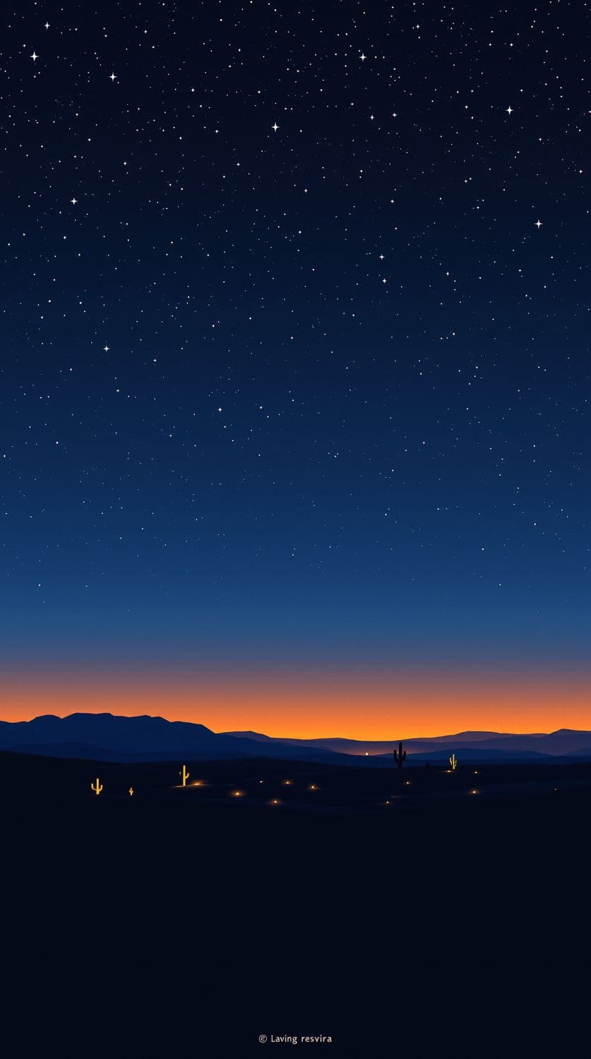 Twilight over the Desert