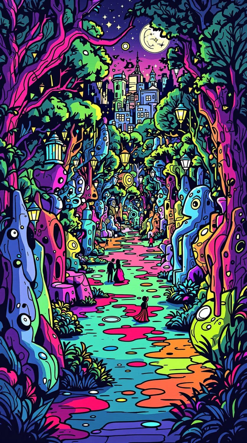 Whimsical Urban Park