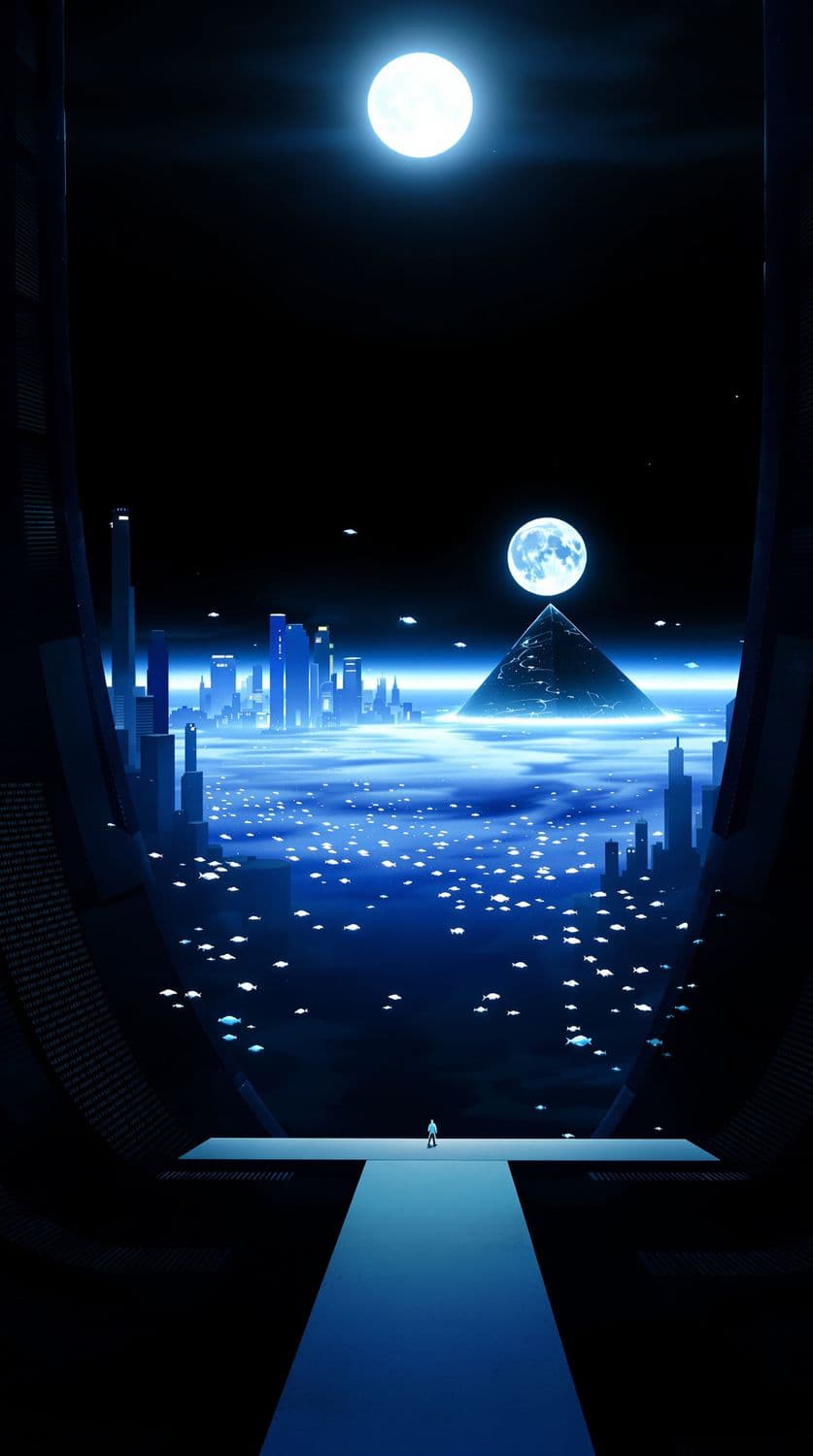 Submerged Futuristic City