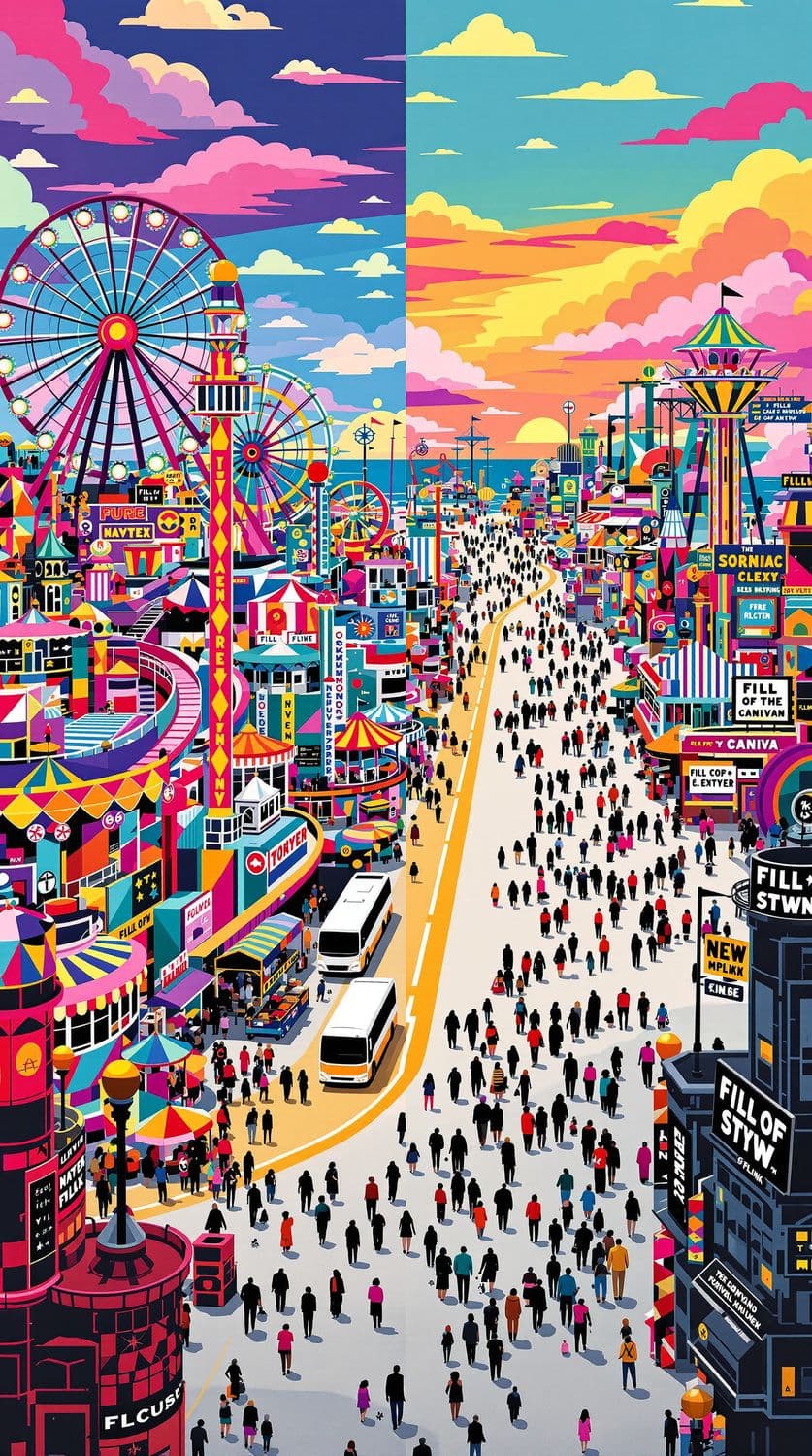 Geometric Seaside Carnival