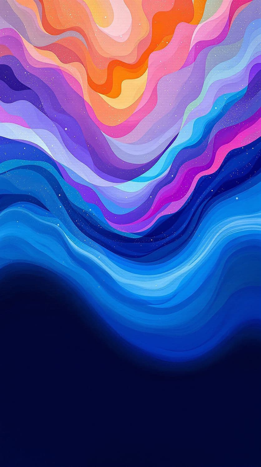 Undulating Waves of Color