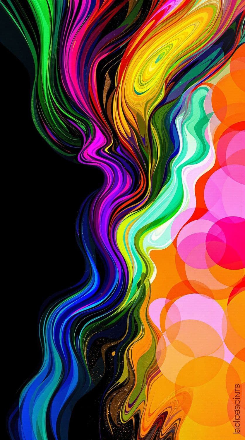 Vortex of Swirling Lines